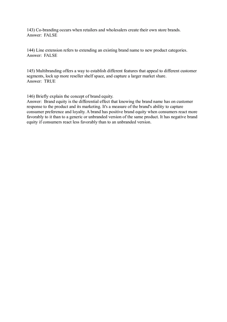 Products Services and Brands - Building Customer Value Pt4 - Page 12