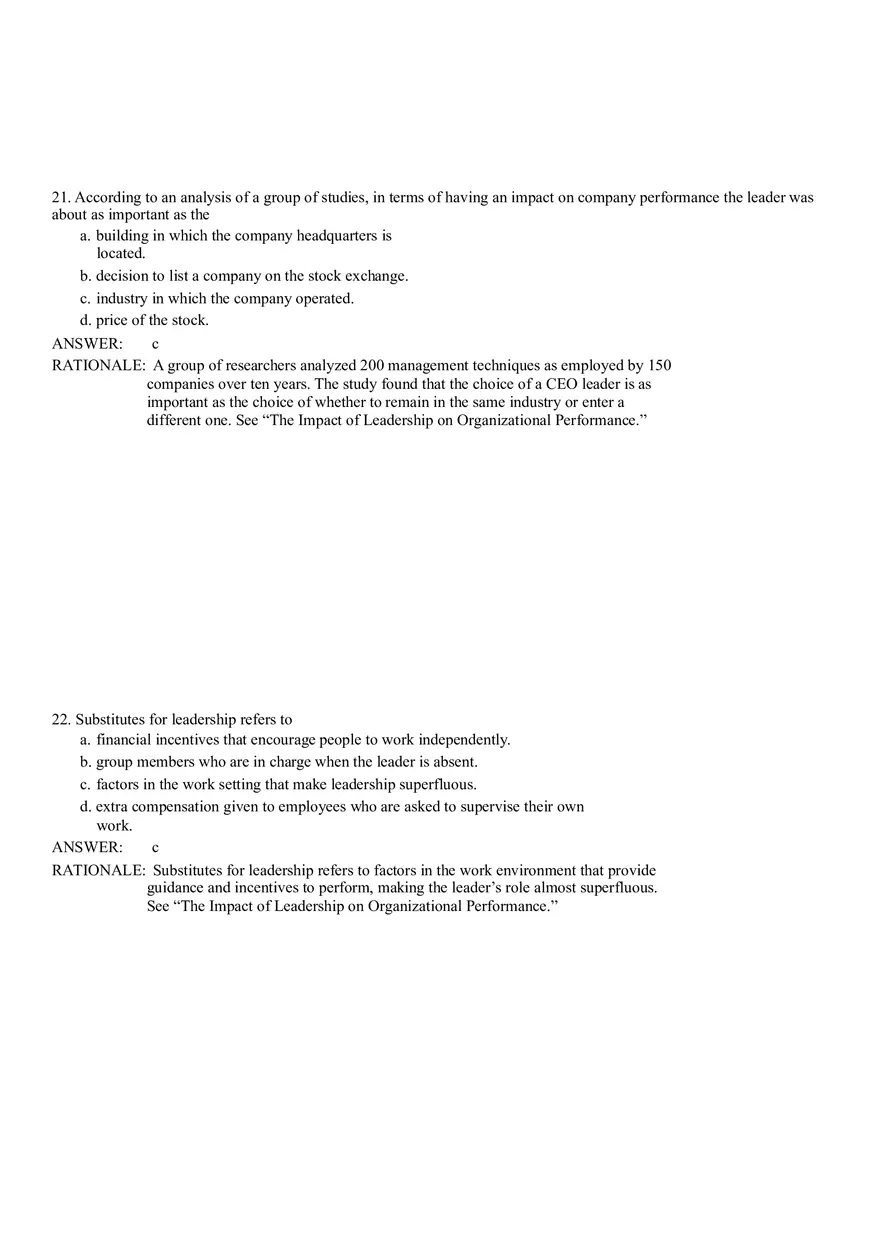 The Nature And Importance Of Leadership Part 1 - Page 10