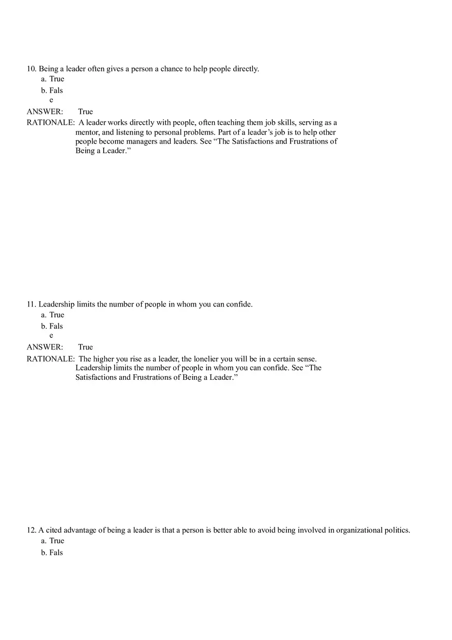 The Nature And Importance Of Leadership Part 1 - Page 5