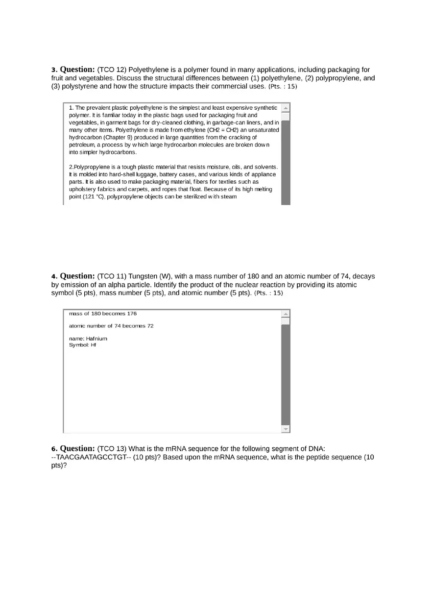 Molar Mass and Peptide - Page 2