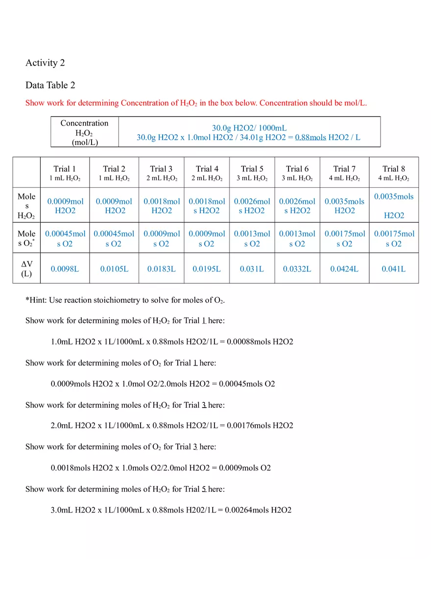 Determination of Ideal Gas Law Constant - Page 2