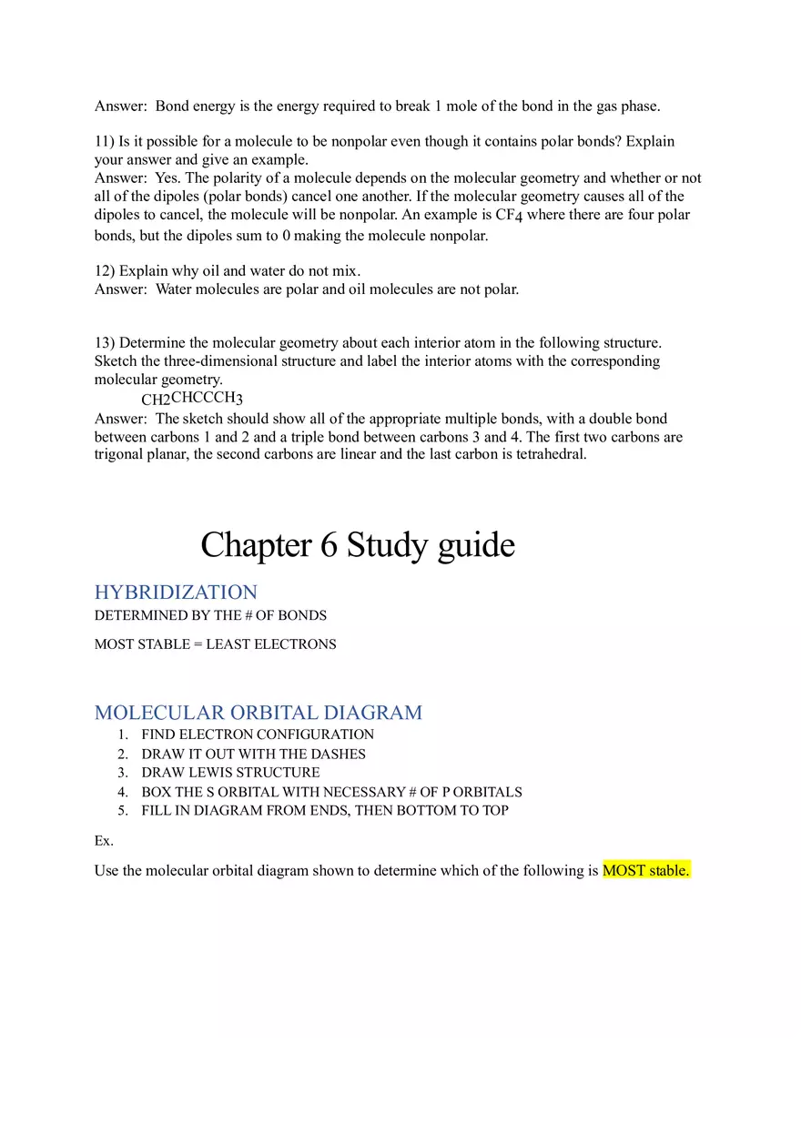 Dipole Moment Ch 5-6 Answer Key - Page 8