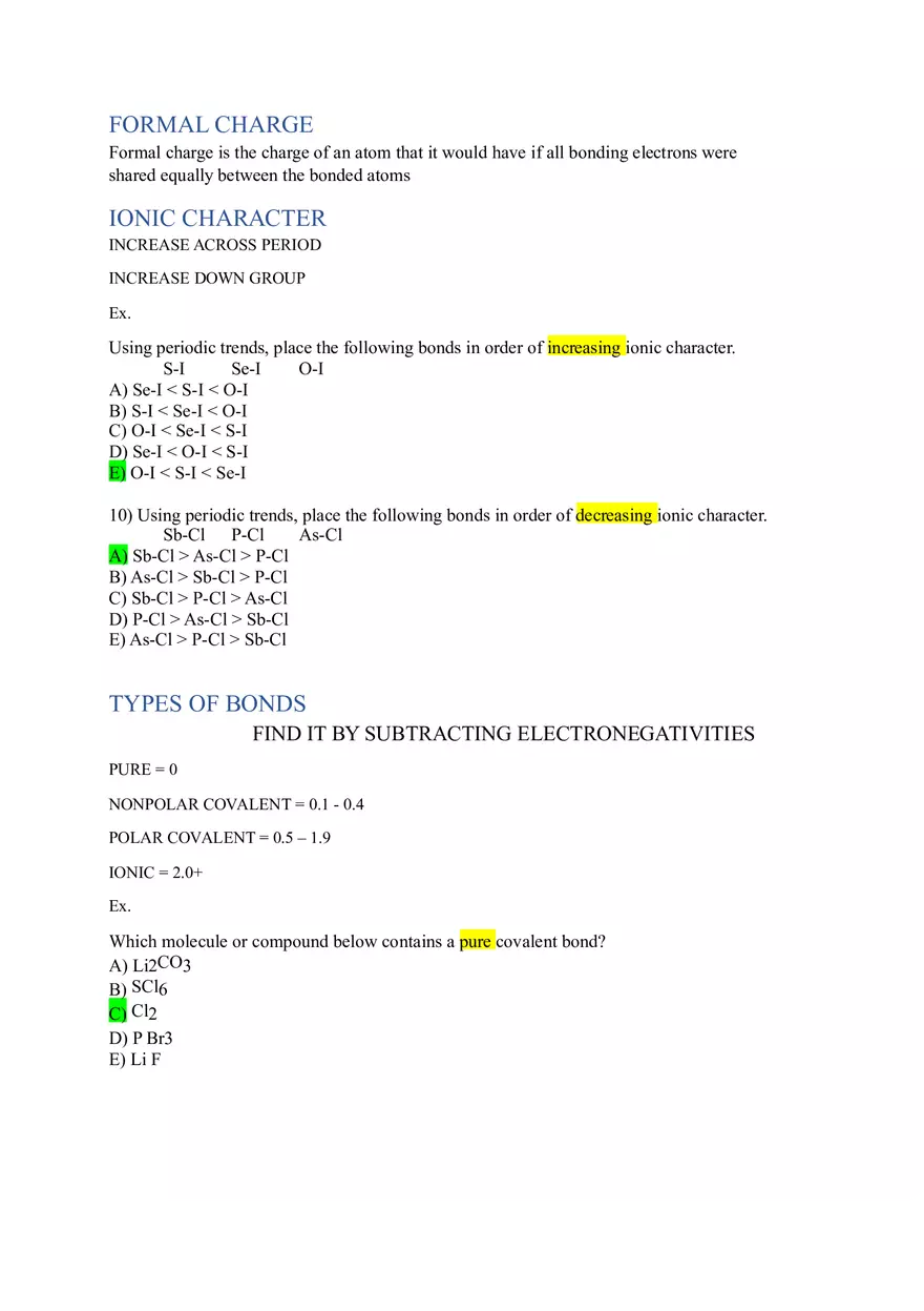 Dipole Moment Ch 5-6 Answer Key - Page 2
