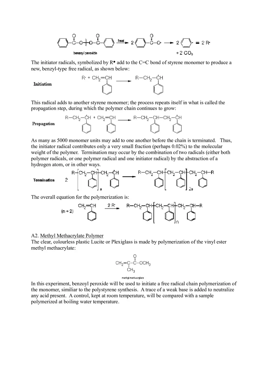 Synthetic Polymers Lab Report - Page 2