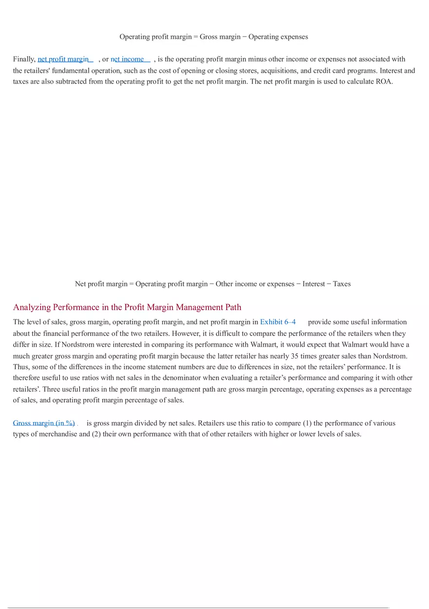 Strategic Profit Model - Retail Management 2 - Page 1