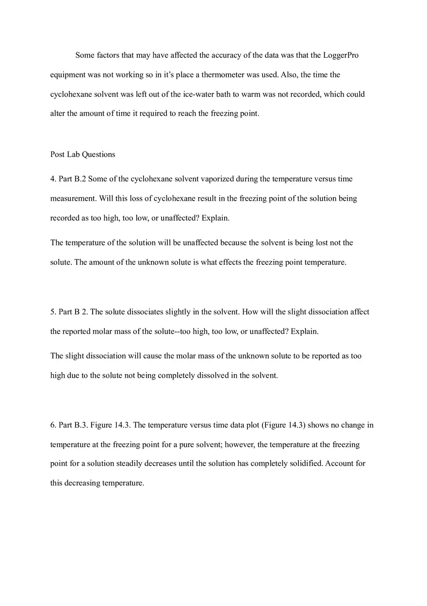 Molar Mass of a Solid - Page 9