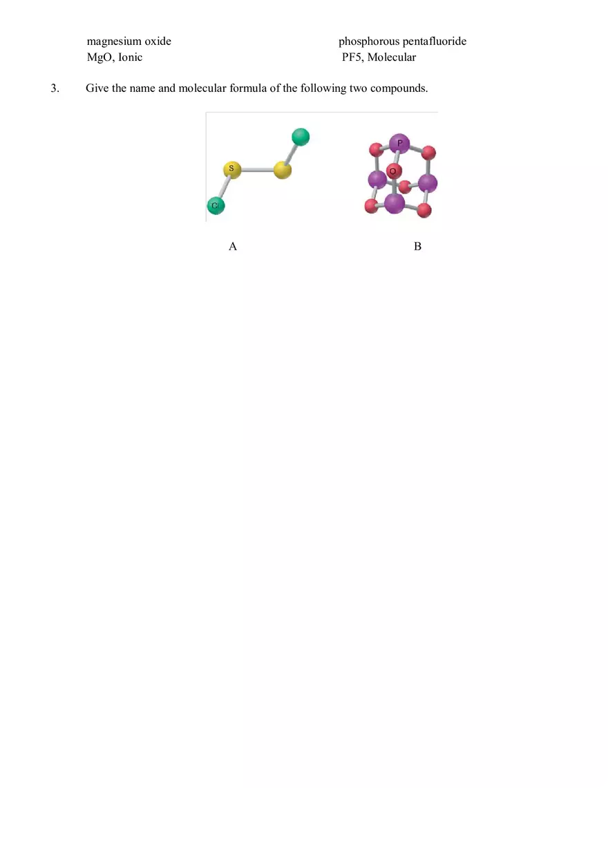 Naming Ionic and Molecular Compounds - Page 3