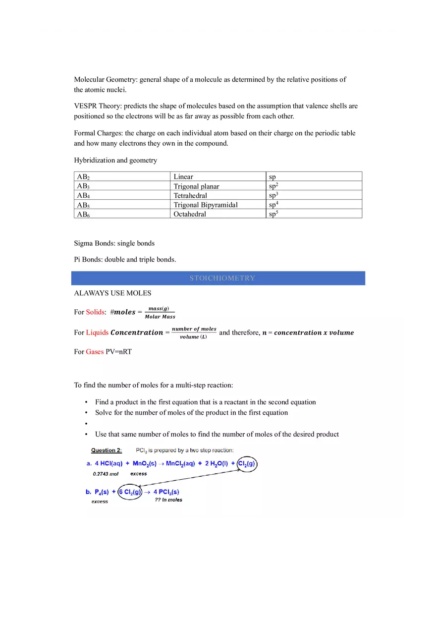 Wavelength and Energy - Summary General Chemistry - Page 15