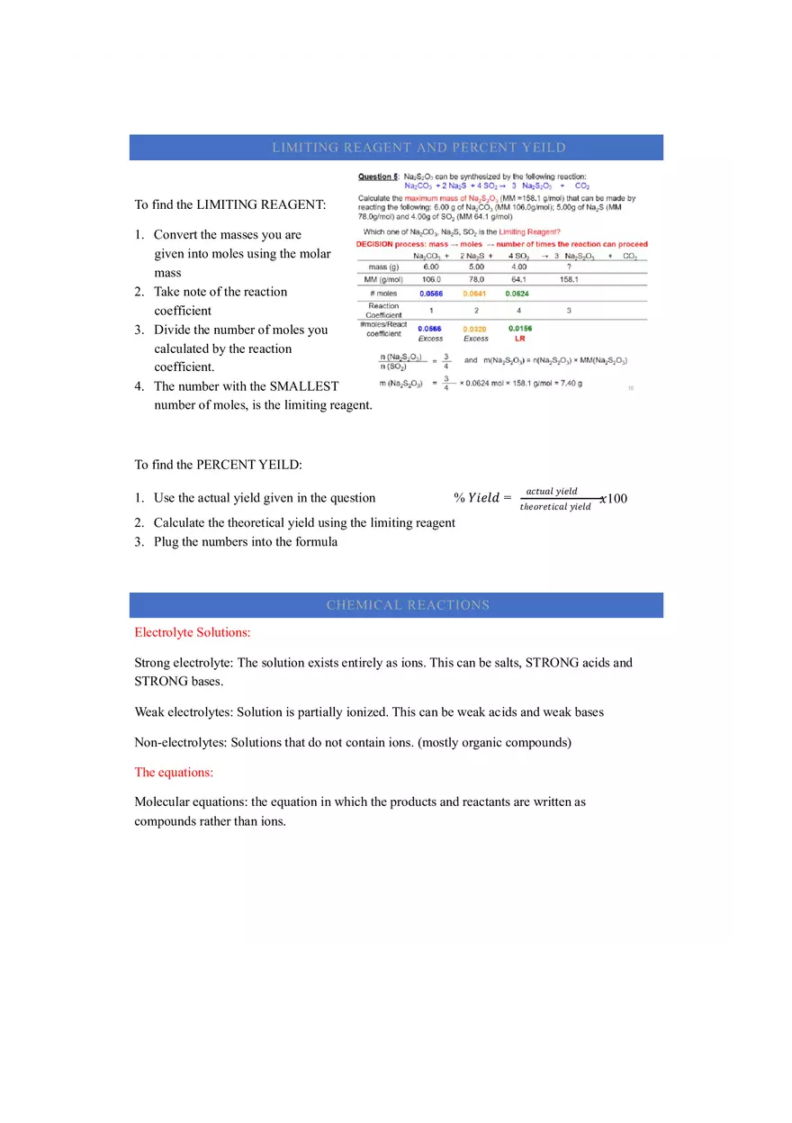 Wavelength and Energy - Summary General Chemistry - Page 16