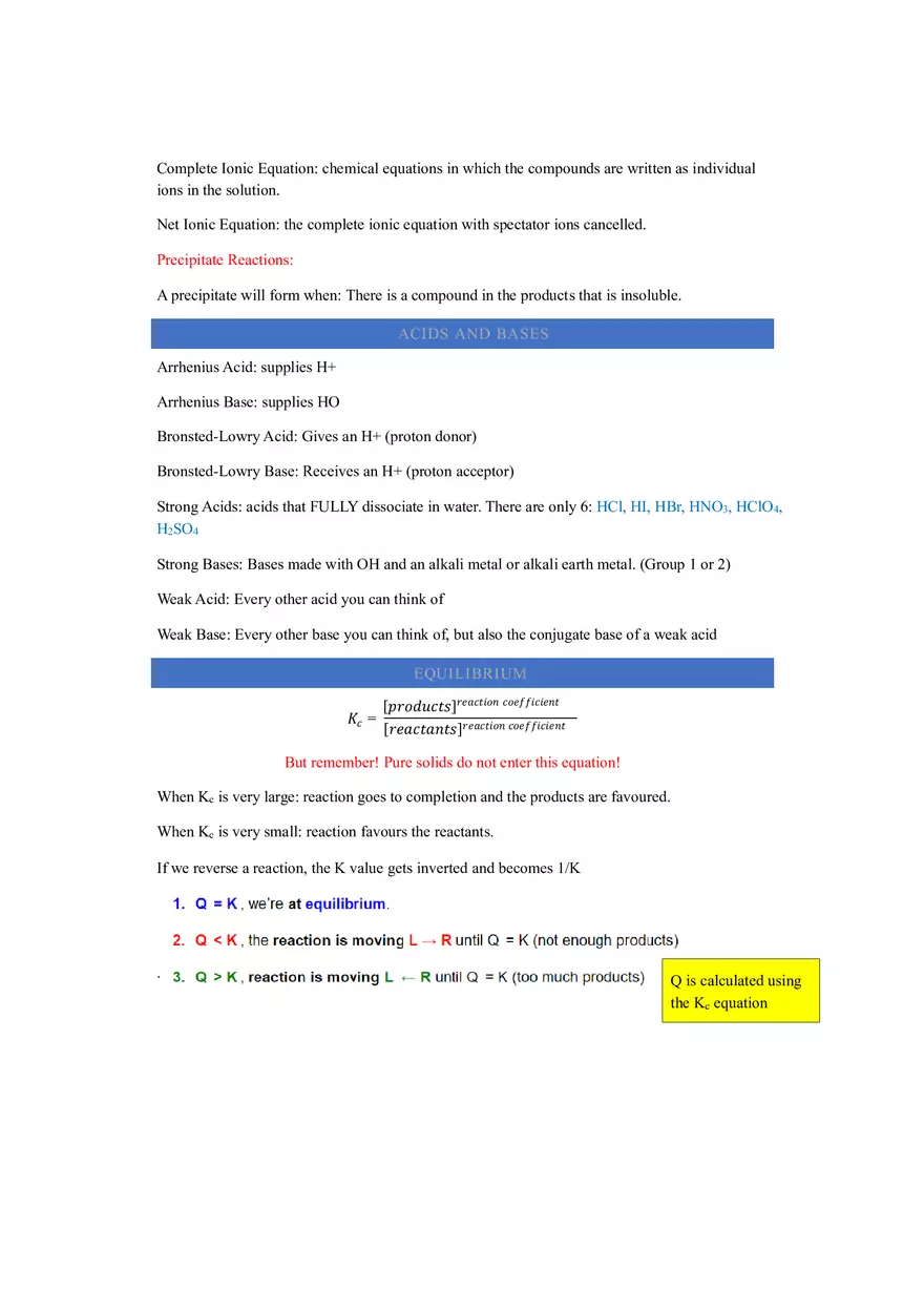Wavelength and Energy - Summary General Chemistry - Page 17