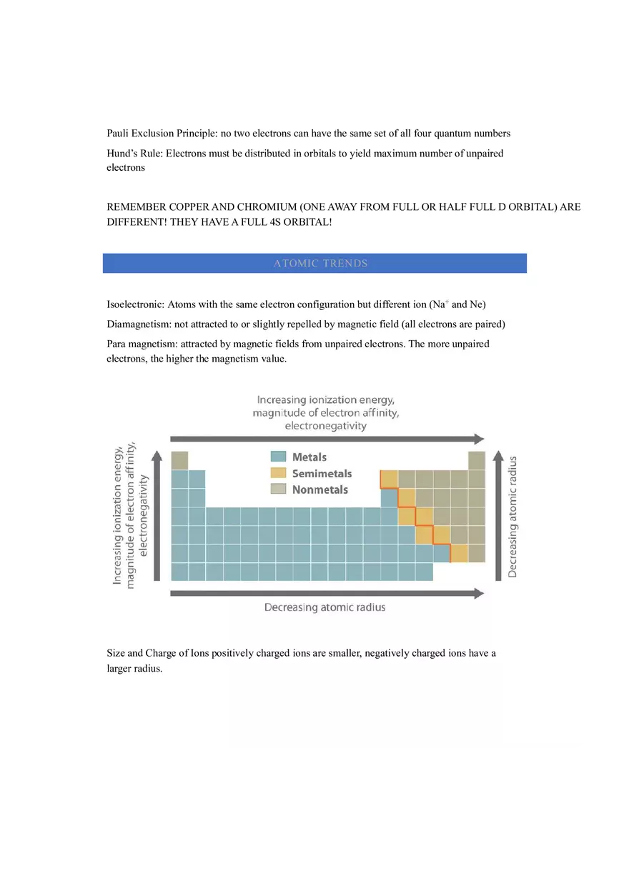 Wavelength and Energy - Summary General Chemistry - Page 2