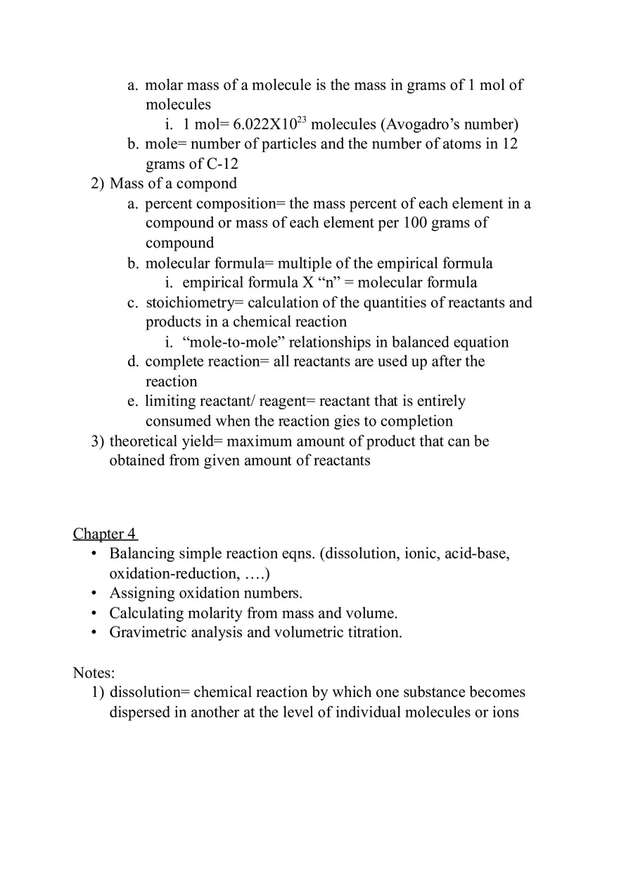 American Chemical Society Cumulative Exam (Chapters 1-4) - Page 8