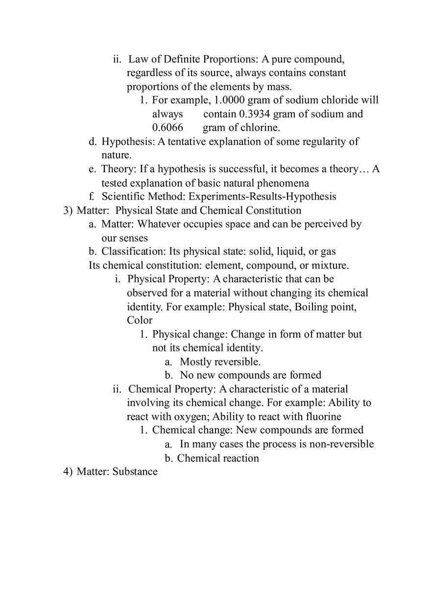 American Chemical Society Cumulative Exam (Chapters 1-4) - Page 2