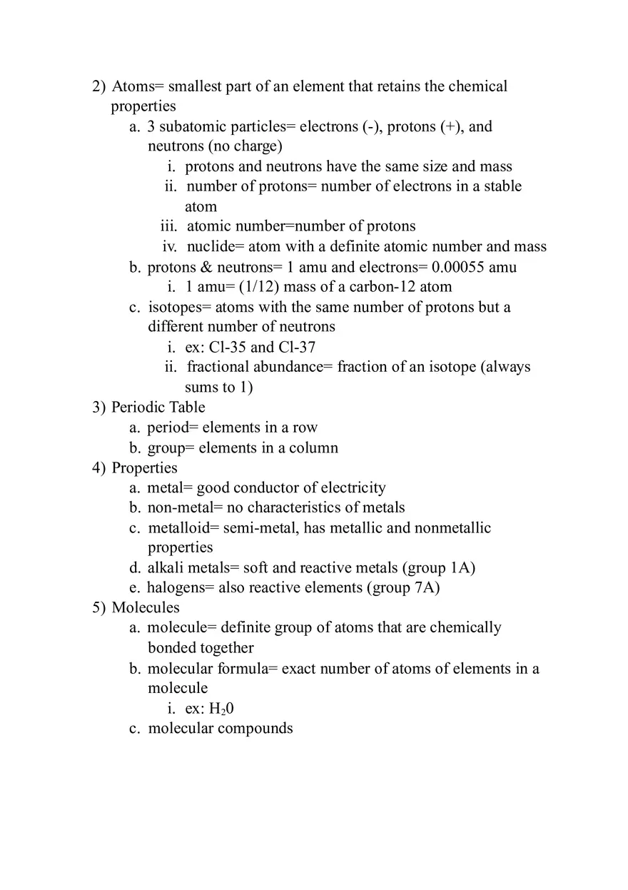 American Chemical Society Cumulative Exam (Chapters 1-4) - Page 5