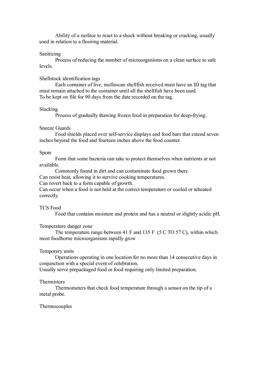Key Concepts in Food Safety and Cleaning Methods - Page 4