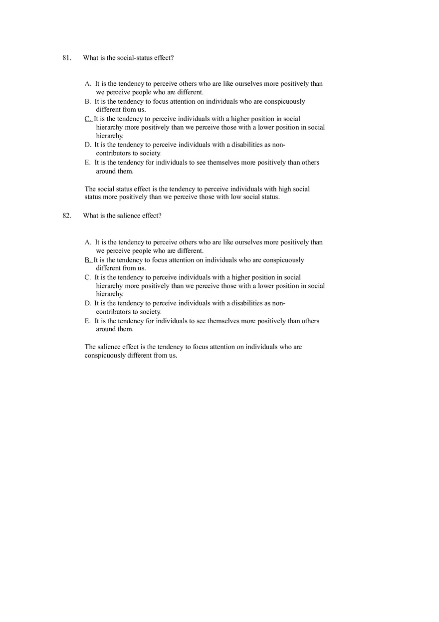 Managing Diverse Employees in a Multicultural Environment Answer Key Part 3 - Page 8