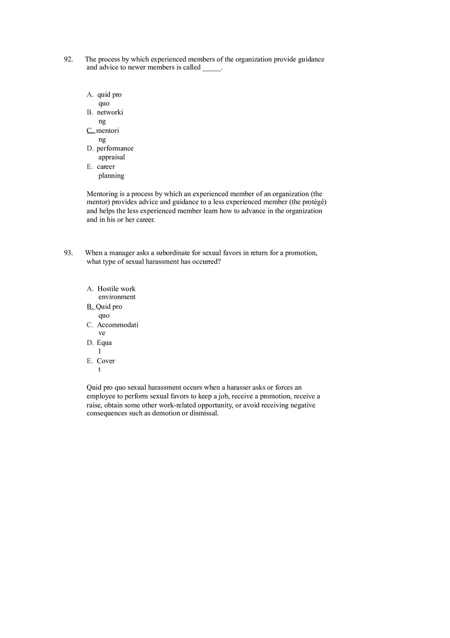 Managing Diverse Employees in a Multicultural Environment Answer Key Part 3 - Page 14