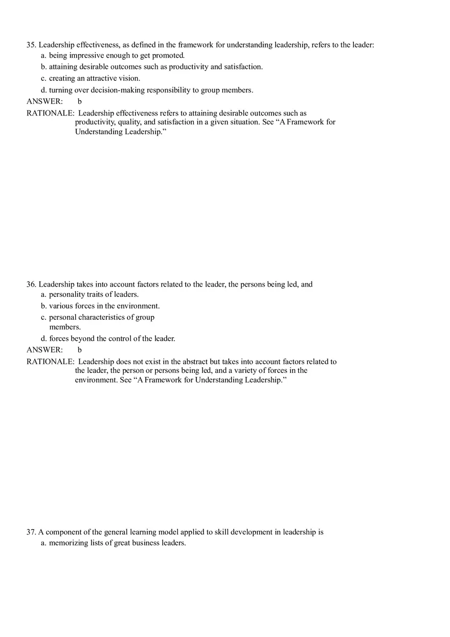 The Nature And Importance Of Leadership Part 2 - Page 7