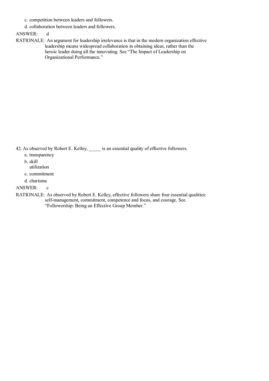 The Nature And Importance Of Leadership Part 2 - Page 10