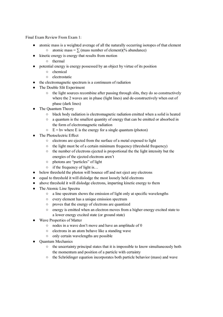 Atomic Mass is a Weighted Average Review - Page 1