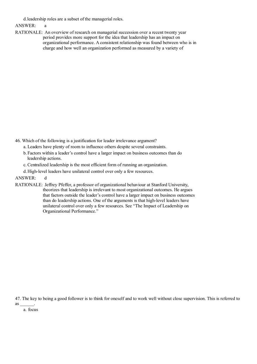 The Nature And Importance Of Leadership Part 3 - Page 2