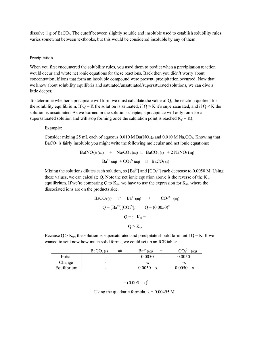 Measurement of Ksp Values and Determining Concentration of an Unknown NaCl Solution Lab Answers - Page 2