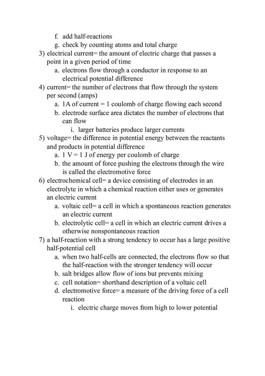American Chemical Society Cumulative Exam (Chapters 17-20) - Page 7