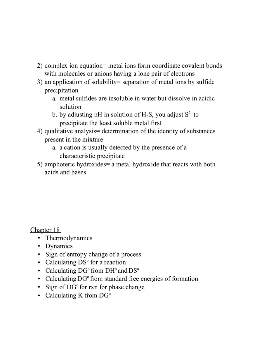 American Chemical Society Cumulative Exam (Chapters 17-20) - Page 2