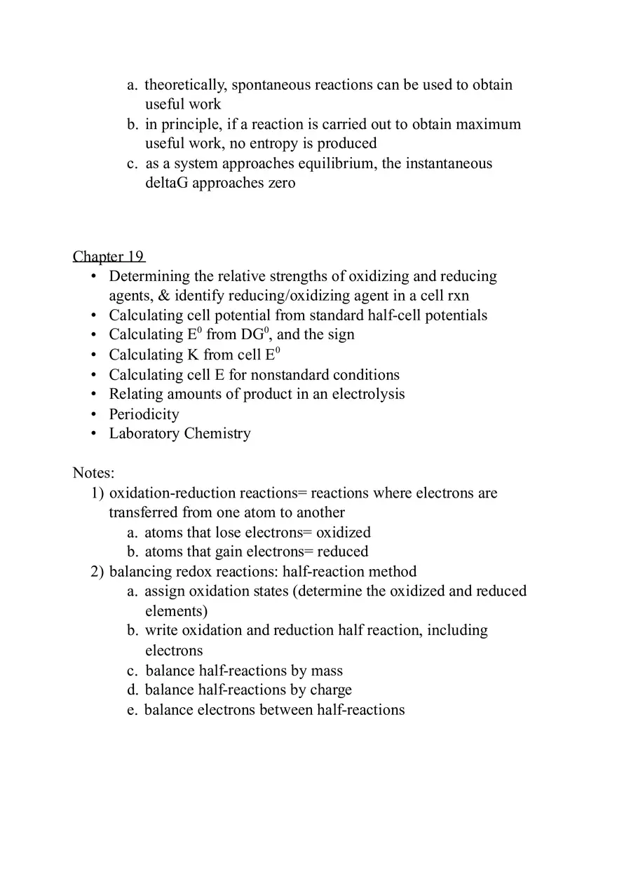 American Chemical Society Cumulative Exam (Chapters 17-20) - Page 6