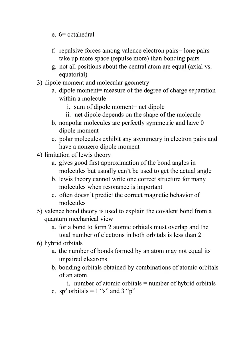 American Chemical Society Cumulative Exam (Chapters 8-10) - Page 11