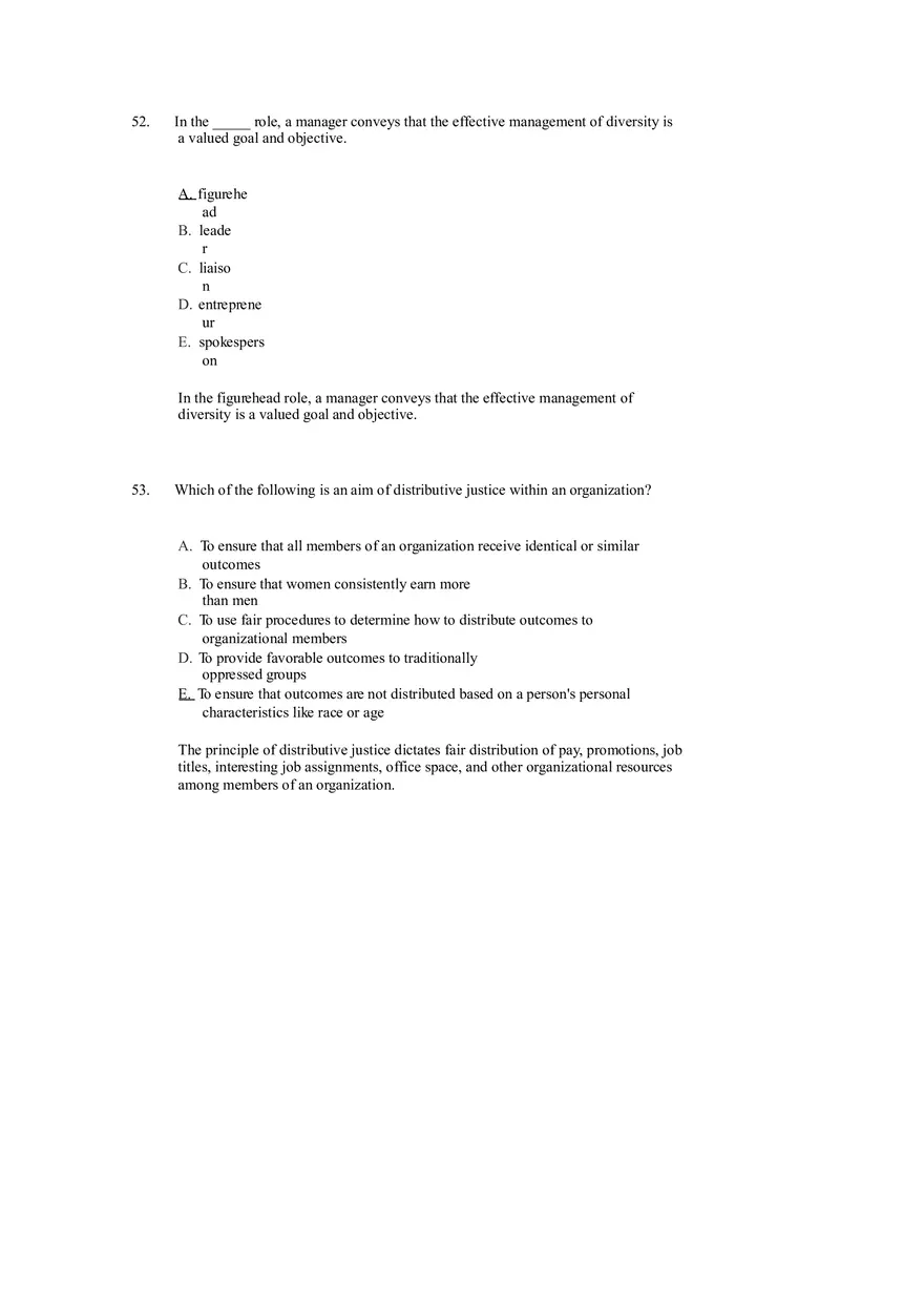 Managing Diverse Employees in a Multicultural Environment Answer Key Part 1 - Page 8