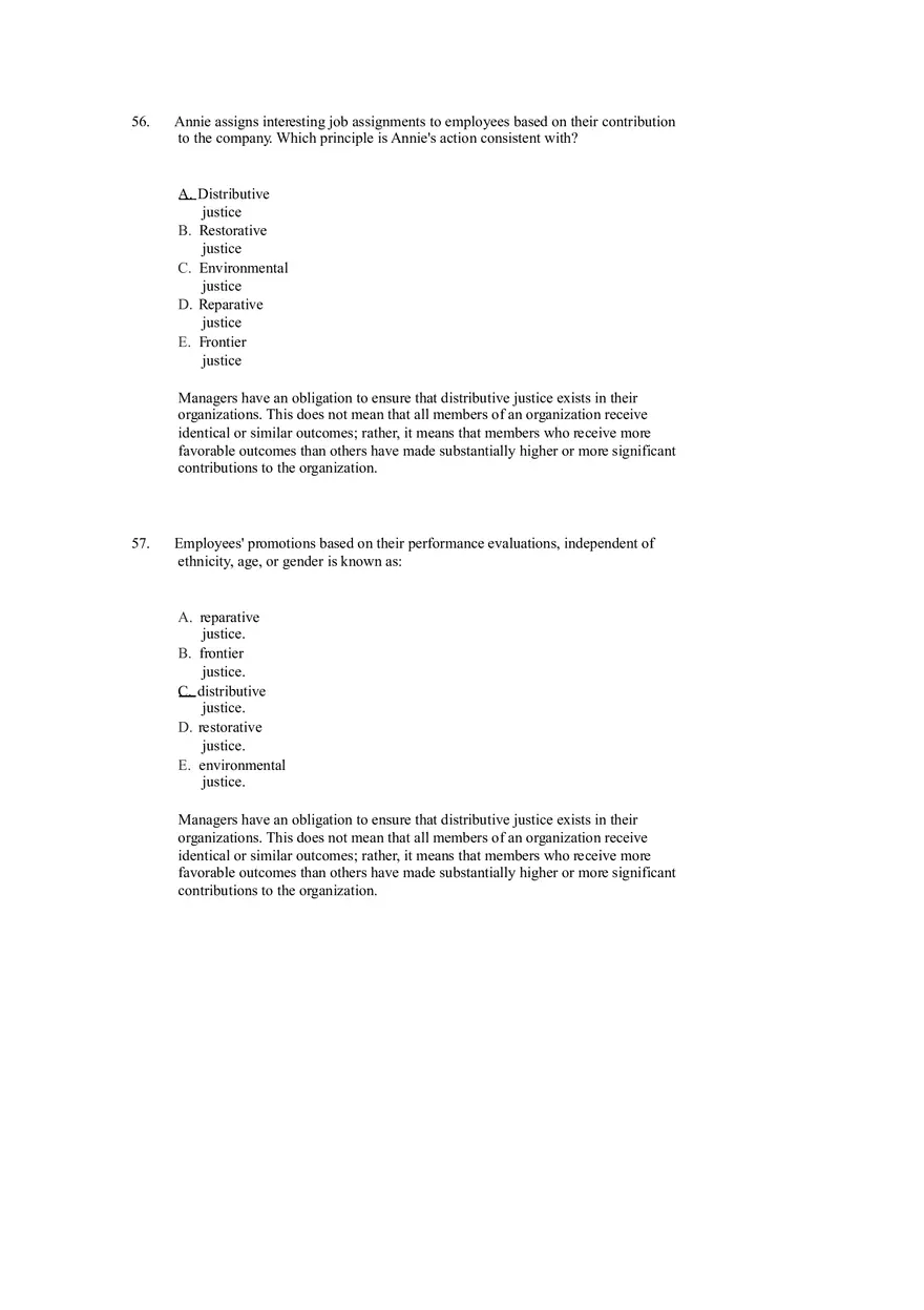 Managing Diverse Employees in a Multicultural Environment Answer Key Part 1 - Page 10