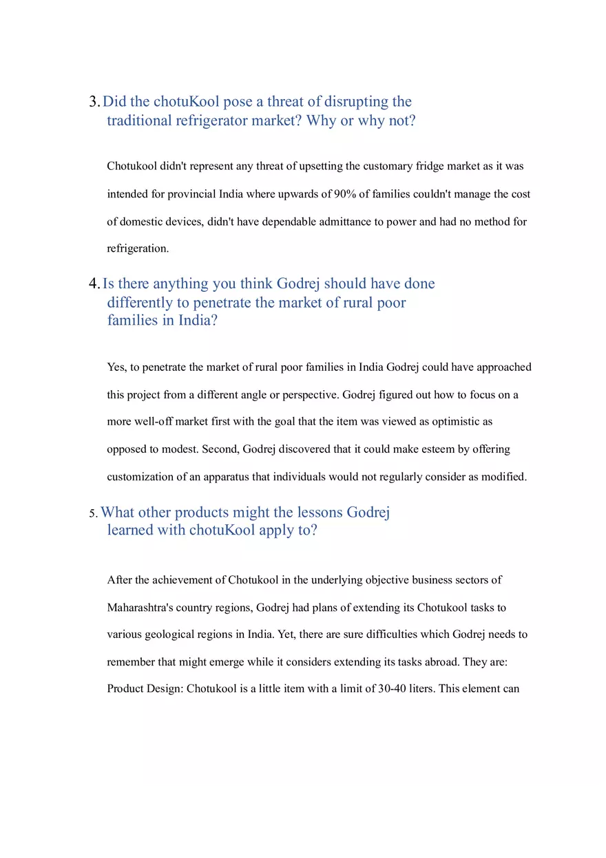 Chotukool Disrupting the Refrigerator Market and Reaching Rural India - Page 4