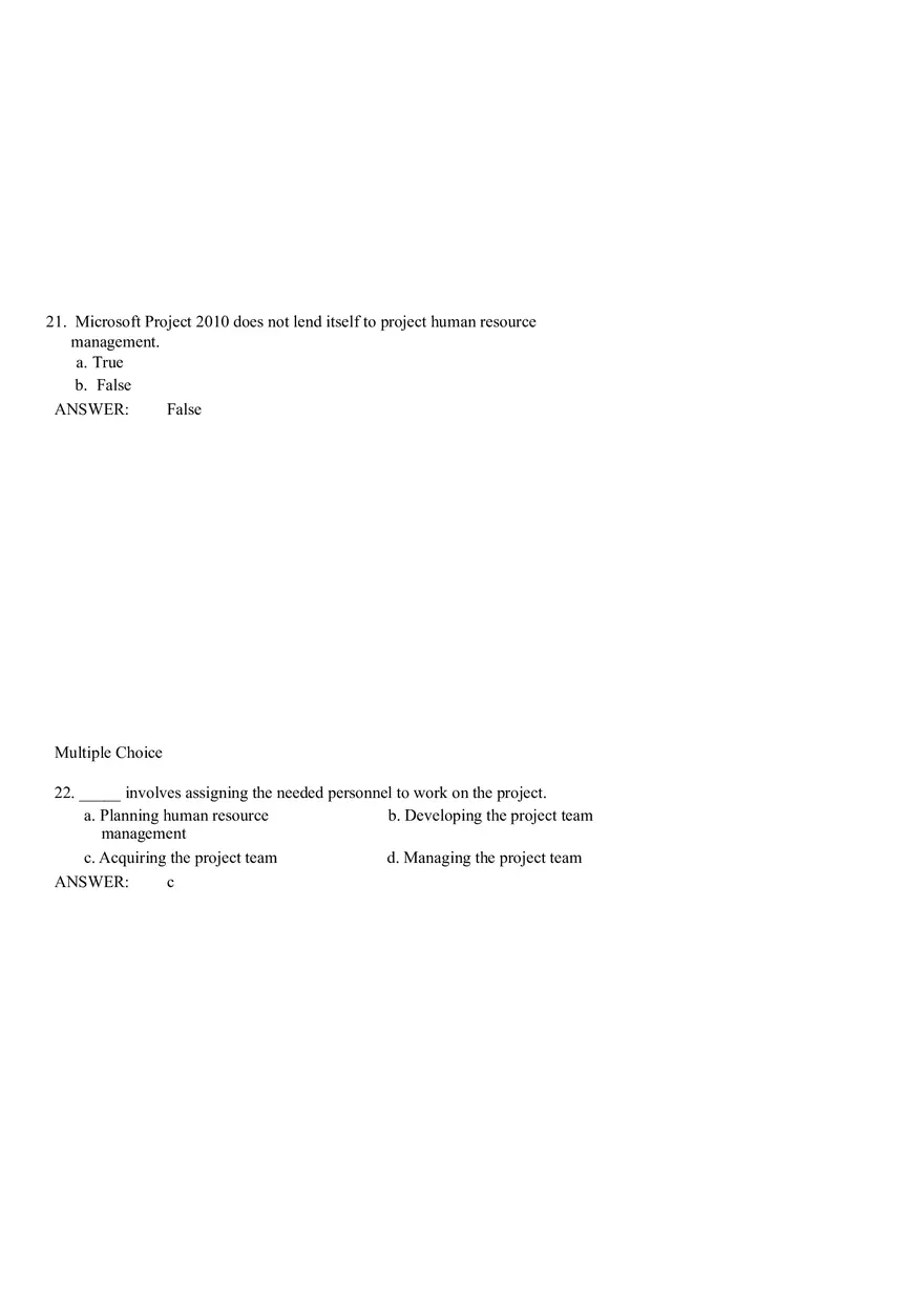Project Human Resource Management I - Page 10