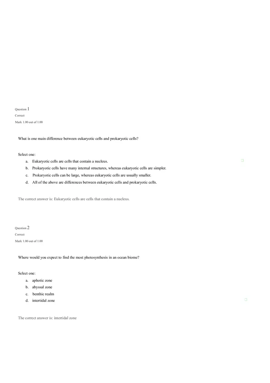 Difference Between Eukaryotic Cells and Prokaryotic Cells - Page 1