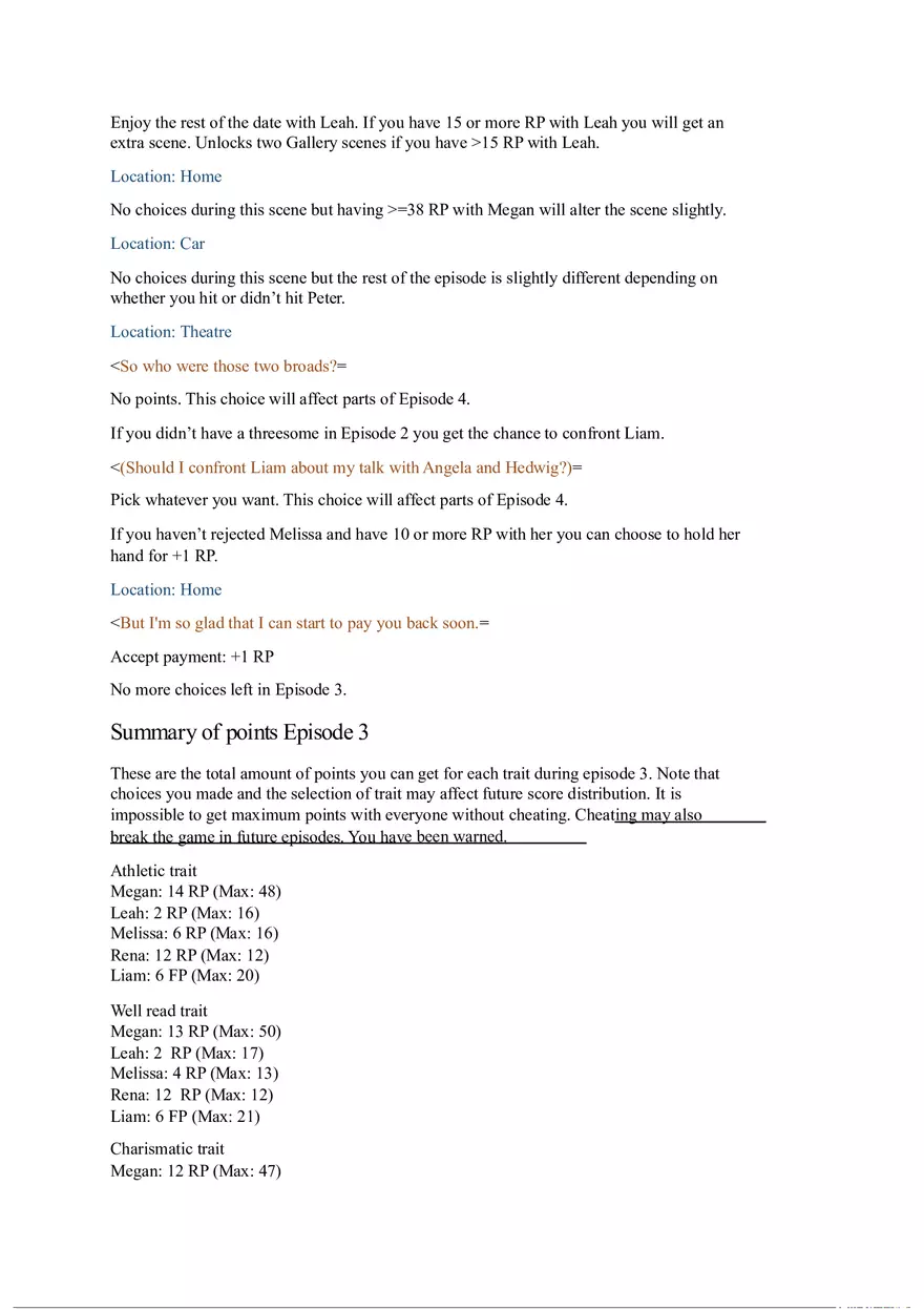 Acting Lessons Part 2 - Page 1