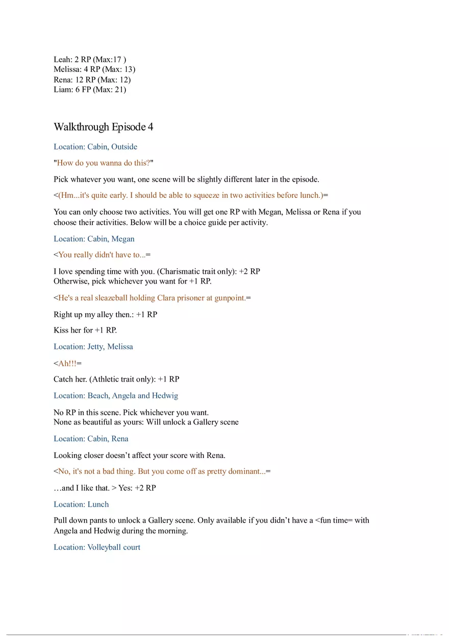 Acting Lessons Part 2 - Page 2