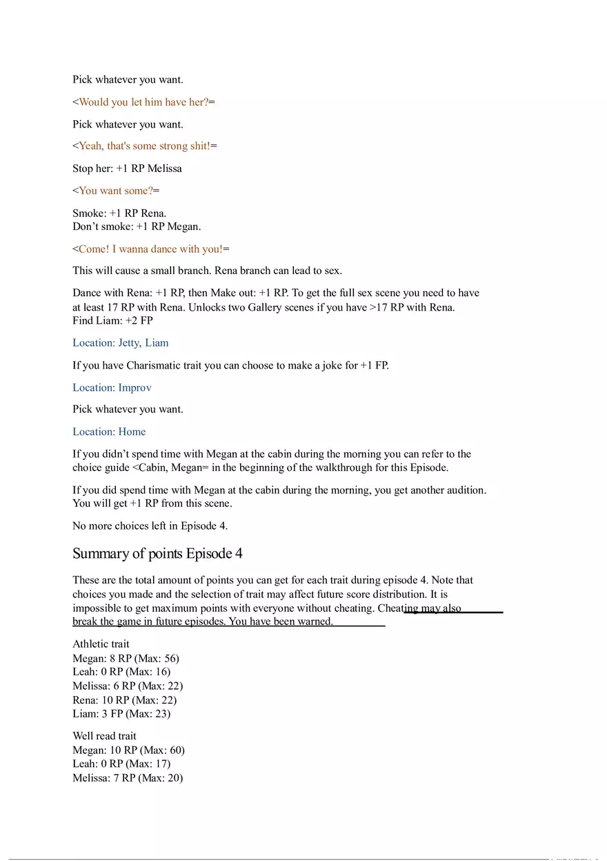 Acting Lessons Part 2 - Page 6