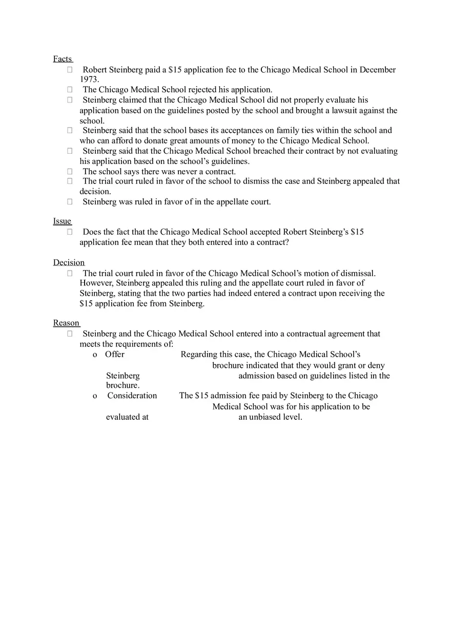 Steinberg v Chicago Med - Page 1