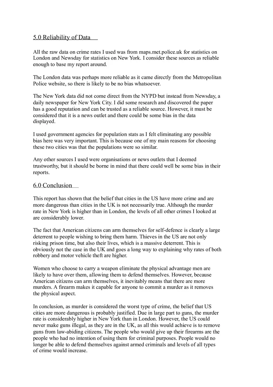 NY vs London Crime Rate Statistics Report - Page 8