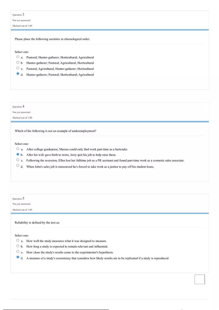 Introduction to Sociology Final Exam (7 Pages) - Page 2