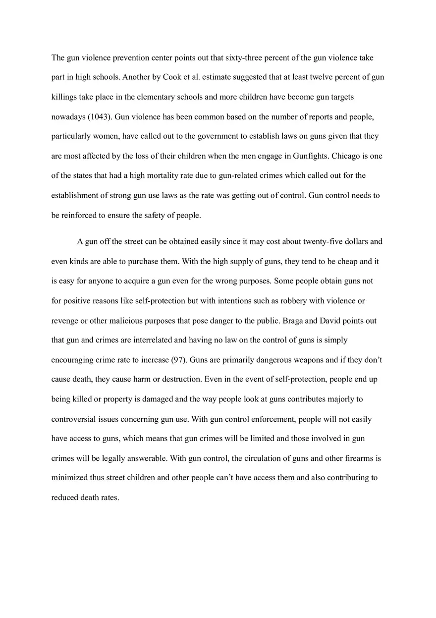 Argumentative Essay on Gun Control - Page 2