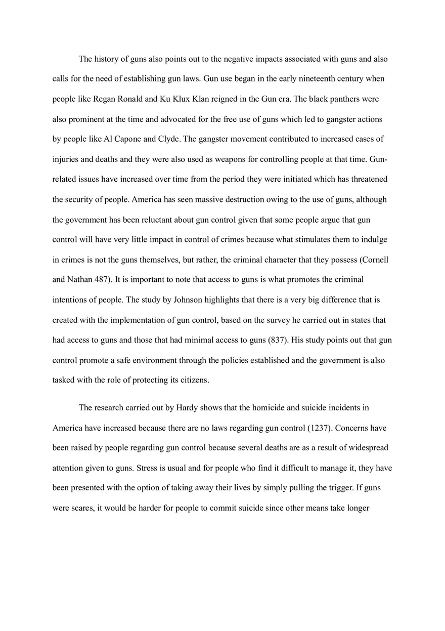 Argumentative Essay on Gun Control - Page 3