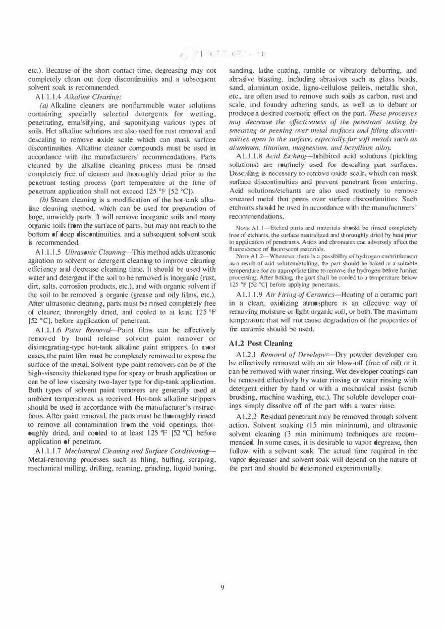 Standard Practice for Liquid Penetrant Testing for General lndustry - Page 17