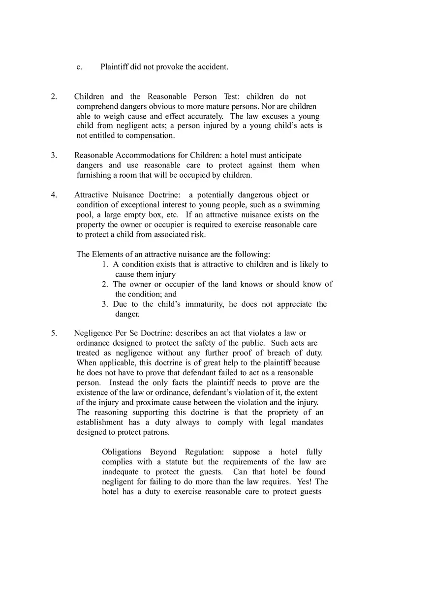 Hospitality Law Chapter 2 - Page 2