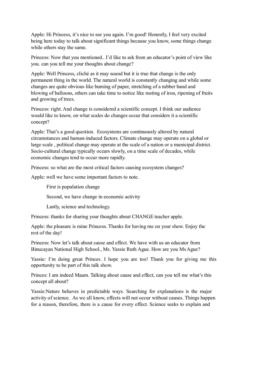 Scied Talk Show Script - Page 3