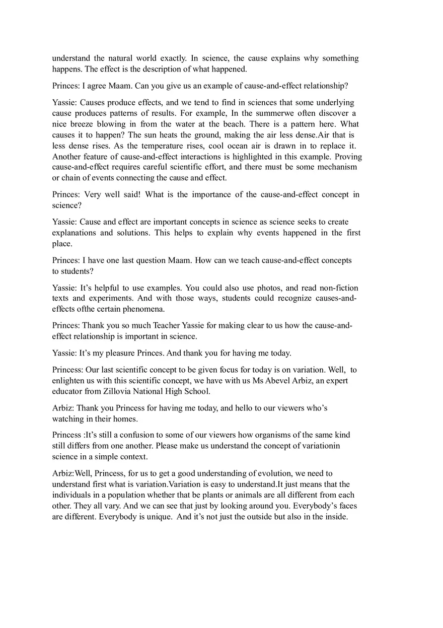 Scied Talk Show Script - Page 4