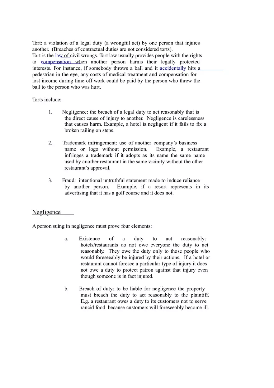 Hospitality Law Chapter 1 - Page 10
