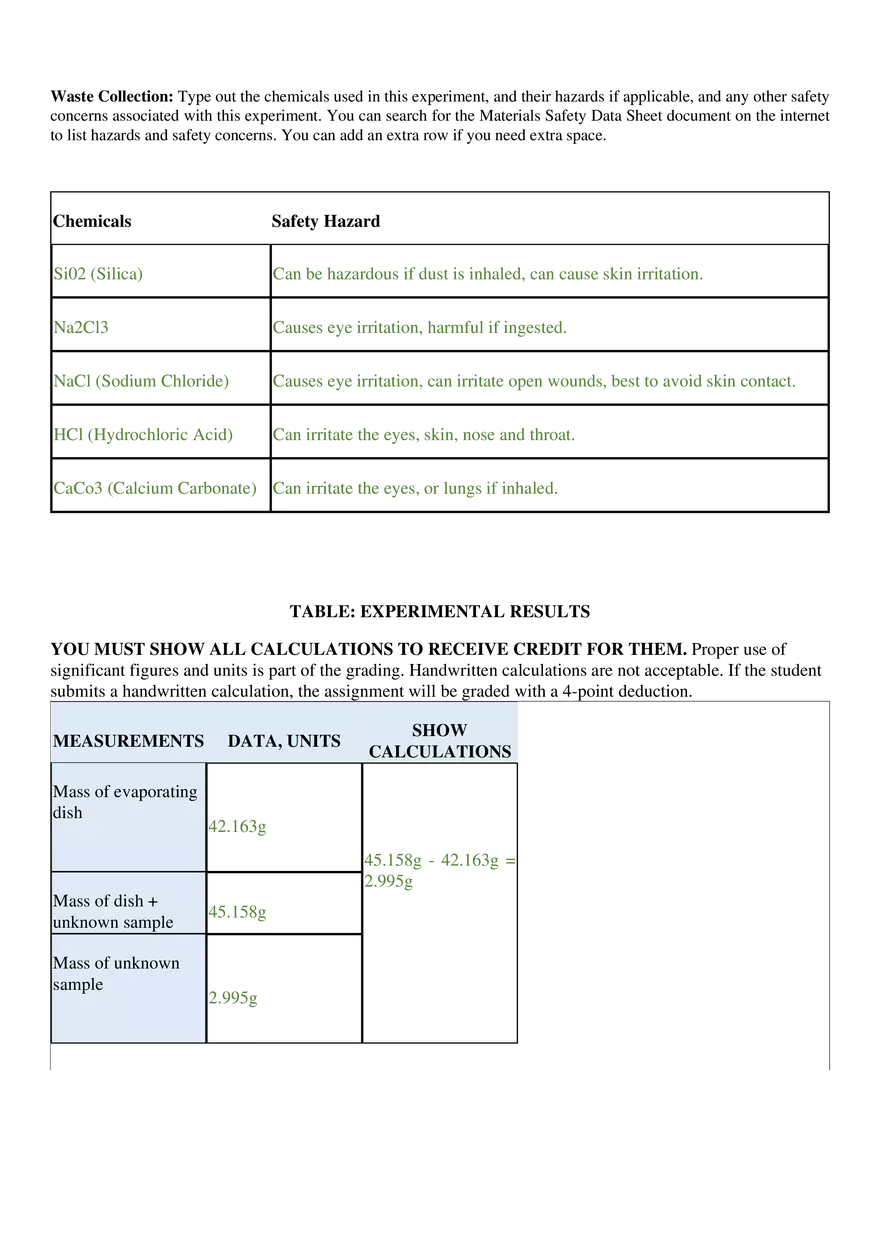 Lab 2: Separating a Mixture - Page 3