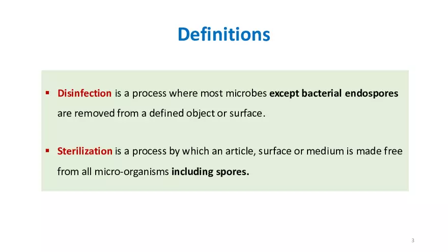 Sterilization and Disinfection - Page 13